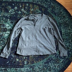Onia Slate Long Sleeve Shirt